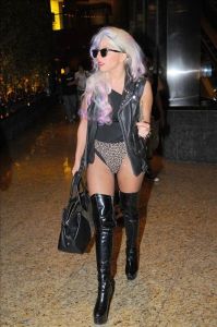 Lady Gaga in Boots
